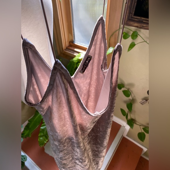 SOLD! ♥️ Silver Velvet Mini Dress | S - Picture 8 of 8